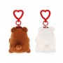 2 PORTACHIAVI CON PELUCHE super soft TINY legami LIMITED EDITION san valentino Legami - 3