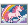 UNICORNO ROSA pink unicorn 14 COLORI kit artistico CON CORNICE ravensburger NEON età 9+ Ravensburger - 3