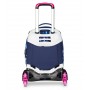 TROLLEY JACK tre ruote 3WD scuola DETACH seven GLOOMY HEART vol 37 litri ZAINO staccabile 3 IN 1 SEVEN - 5