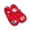 PANTOFOLE LOVE CATS Nici PELUCHE babbucce TAGLIA EUR 39 - 42 UK 6 - 8 Waldmuller ROSSE ciabatte