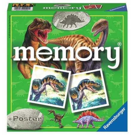 MEMORY ravensburger CON POSTER classico 72 TESSERE gioco di memoria DINOSAURI età 4+ Ravensburger - 1